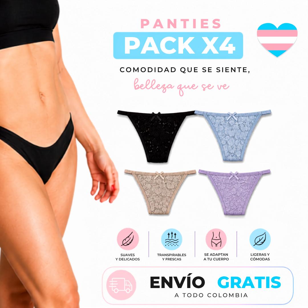 Lencería Trans - Pack x4