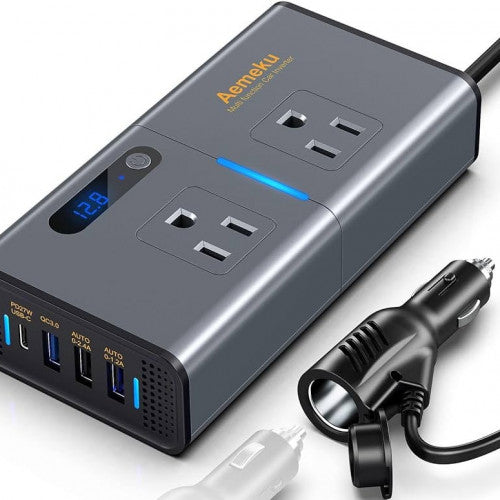 POWER INVERTER 300W CON CONECTOR USB D.WORLD DW-7611 MD